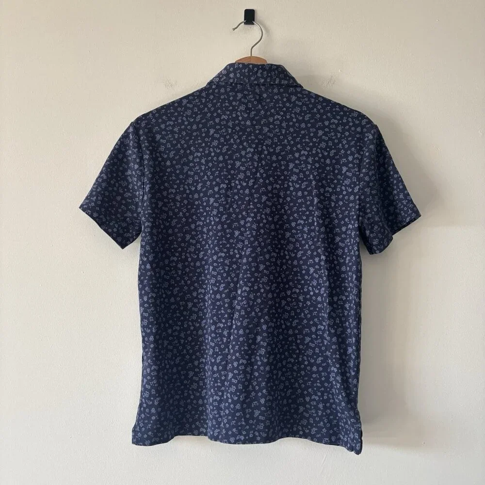 Polo Ralph Lauren CUSTOM SLIM FIT Men’s SMALL Floral Polo Shirt Preppy Old Money